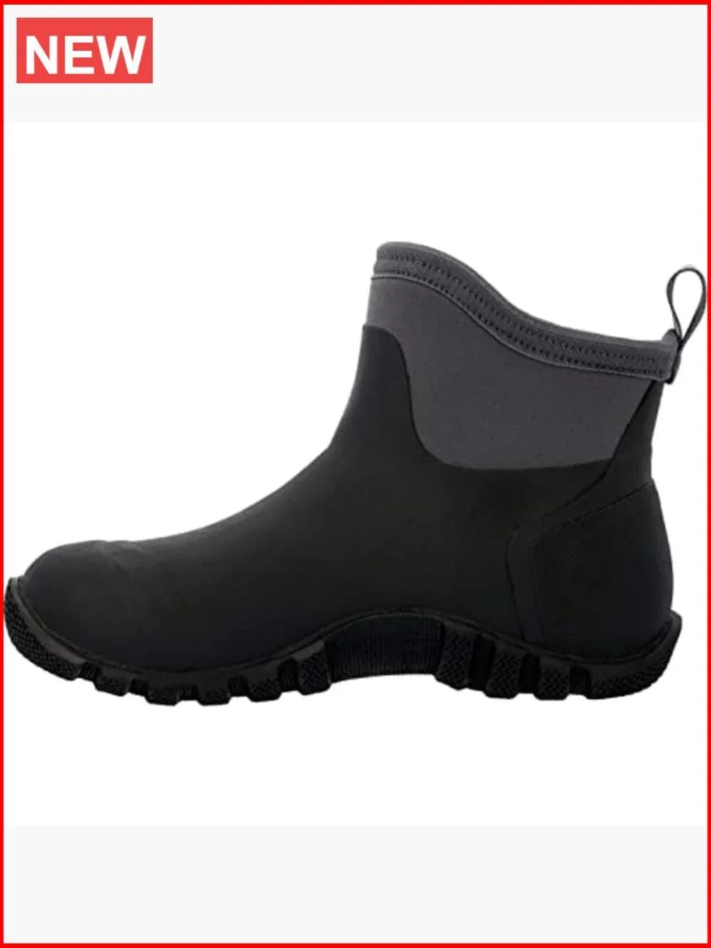 Men's Rain Boots Chelsea Ankle Boot Pull-On Rubber Neoprene ASTM EH
